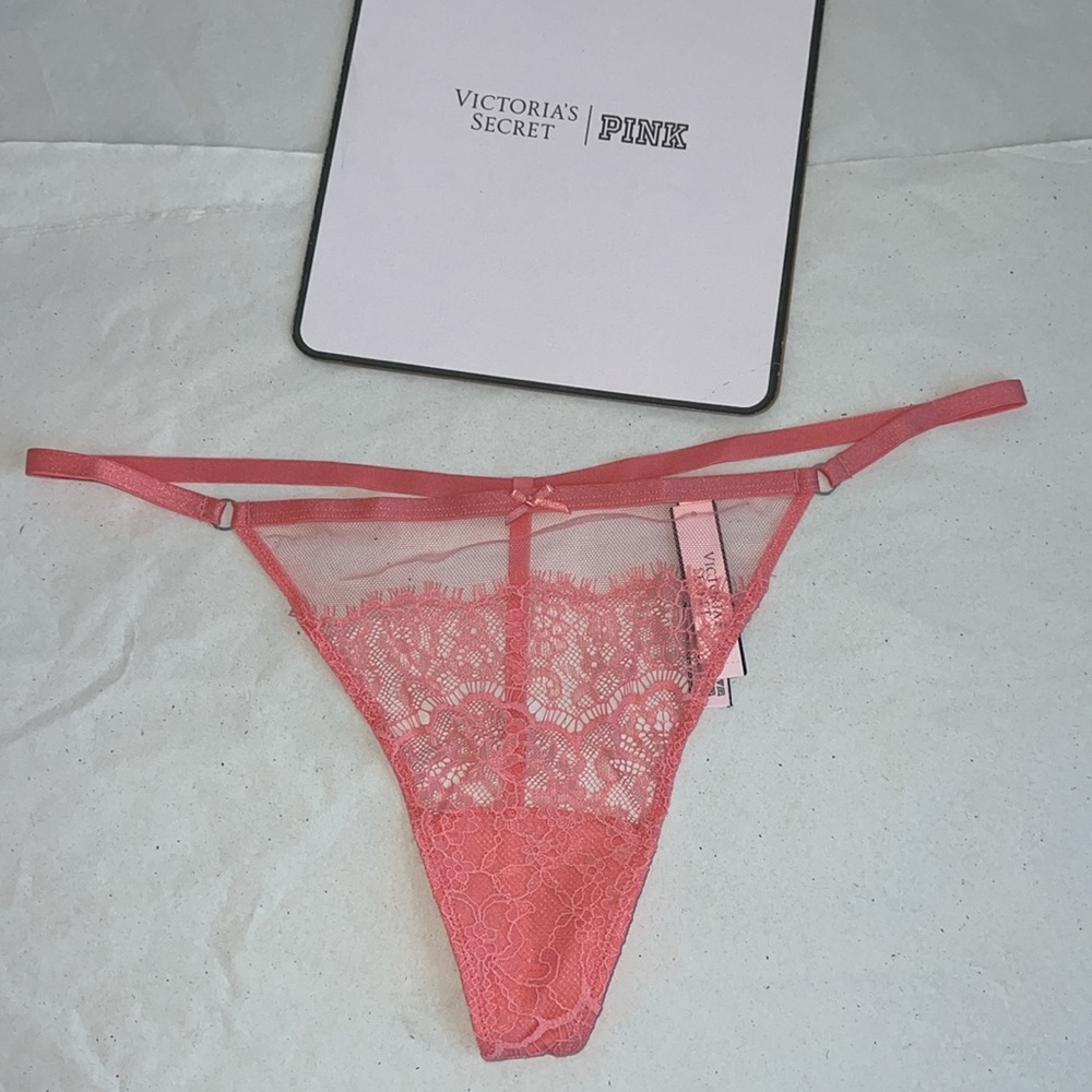 Victoria's Secret VString Mesh & Lace THONG Panty XL